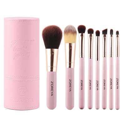 Hot 8pcs Professional Private Label New Products Manufacture Rose Gold Makeup Brushes Hot Sale Products